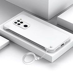 Funda Dura Plastico Rigida Carcasa Mate YK4 para Xiaomi Redmi Note 9 Blanco