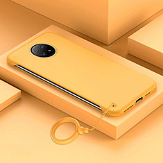 Funda Dura Plastico Rigida Carcasa Mate YK4 para Xiaomi Redmi Note 9T 5G Amarillo