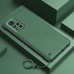 Funda Dura Plastico Rigida Carcasa Mate YK5 para Xiaomi Mi 11i 5G (2022) Verde