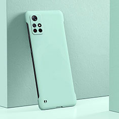 Funda Dura Plastico Rigida Carcasa Mate YK5 para Xiaomi Poco M4 Pro 5G Cian