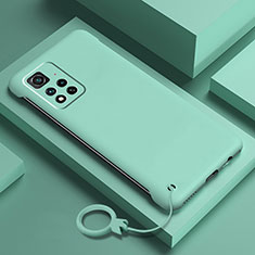 Funda Dura Plastico Rigida Carcasa Mate YK5 para Xiaomi Poco X4 NFC Cian
