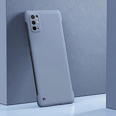 Funda Dura Plastico Rigida Carcasa Mate YK5 para Xiaomi Redmi Note 10 5G Gris Lavanda