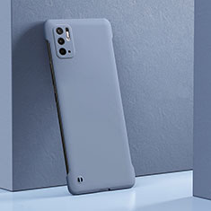 Funda Dura Plastico Rigida Carcasa Mate YK5 para Xiaomi Redmi Note 11 SE 5G Gris Lavanda