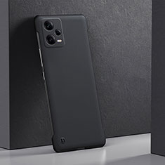 Funda Dura Plastico Rigida Carcasa Mate YK5 para Xiaomi Redmi Note 12 Pro+ Plus 5G Negro