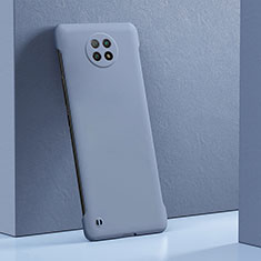 Funda Dura Plastico Rigida Carcasa Mate YK5 para Xiaomi Redmi Note 9T 5G Gris Lavanda
