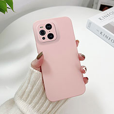 Funda Dura Plastico Rigida Carcasa Mate YK6 para Oppo Find X3 Pro 5G Rosa