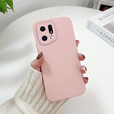 Funda Dura Plastico Rigida Carcasa Mate YK6 para Oppo Find X5 Pro 5G Rosa