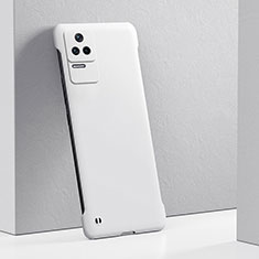 Funda Dura Plastico Rigida Carcasa Mate YK6 para Xiaomi Poco F4 5G Blanco