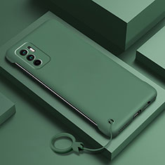 Funda Dura Plastico Rigida Carcasa Mate YK6 para Xiaomi Redmi Note 10 5G Verde Noche