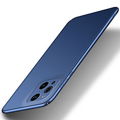 Funda Dura Plastico Rigida Carcasa Mate YK8 para Oppo Find X3 Pro 5G Azul