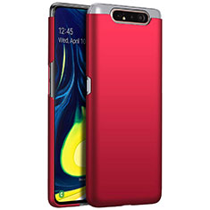 Funda Dura Plastico Rigida Carcasa Mate Z01 para Samsung Galaxy A90 4G Rojo