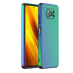 Funda Dura Plastico Rigida Carcasa Mate ZL1 para Xiaomi Poco X3 Azul