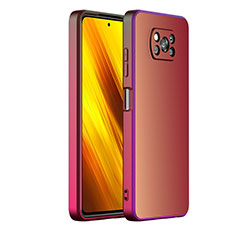 Funda Dura Plastico Rigida Carcasa Mate ZL1 para Xiaomi Poco X3 Rojo