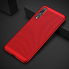Funda Dura Plastico Rigida Carcasa Perforada M01 para Huawei P20 Pro Rojo