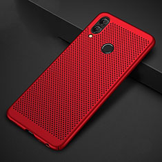 Funda Dura Plastico Rigida Carcasa Perforada para Huawei Honor 8X Rojo