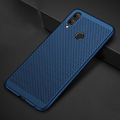 Funda Dura Plastico Rigida Carcasa Perforada para Huawei Honor V10 Lite Azul