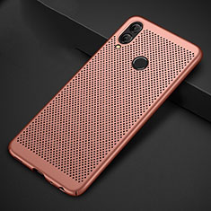Funda Dura Plastico Rigida Carcasa Perforada para Huawei Honor V10 Lite Oro Rosa