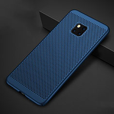 Funda Dura Plastico Rigida Carcasa Perforada para Huawei Mate 20 Pro Azul