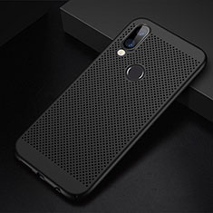 Funda Dura Plastico Rigida Carcasa Perforada para Huawei P Smart+ Plus Negro