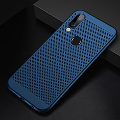 Funda Dura Plastico Rigida Carcasa Perforada para Huawei P20 Lite Azul