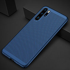 Funda Dura Plastico Rigida Carcasa Perforada para Huawei P30 Pro New Edition Azul