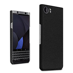 Funda Dura Plastico Rigida Fino Arenisca para Blackberry KEYone Negro
