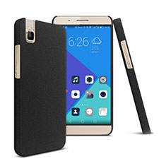 Funda Dura Plastico Rigida Fino Arenisca para Huawei Honor 7i shot X Negro