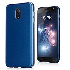 Funda Dura Plastico Rigida Fino Arenisca para Samsung Galaxy C7 (2017) Azul