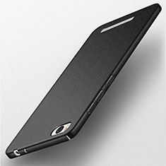 Funda Dura Plastico Rigida Fino Arenisca para Xiaomi Mi 4C Negro
