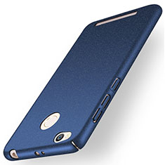 Funda Dura Plastico Rigida Fino Arenisca para Xiaomi Redmi 3 High Edition Azul