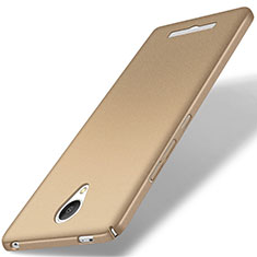 Funda Dura Plastico Rigida Fino Arenisca para Xiaomi Redmi Note 2 Oro