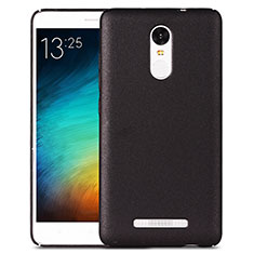 Funda Dura Plastico Rigida Fino Arenisca para Xiaomi Redmi Note 3 Pro Negro