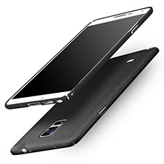Funda Dura Plastico Rigida Fino Arenisca Q01 para Samsung Galaxy Note 4 Duos N9100 Dual SIM Negro