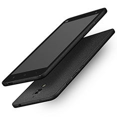Funda Dura Plastico Rigida Fino Arenisca Q01 para Xiaomi Mi 4 LTE Negro