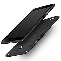 Funda Dura Plastico Rigida Fino Arenisca Q01 para Xiaomi Redmi Note Negro