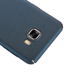 Funda Dura Plastico Rigida Fino Arenisca R01 para Samsung Galaxy C7 SM-C7000 Azul