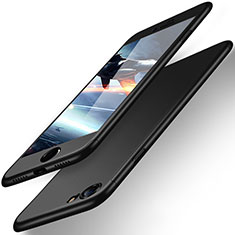 Funda Dura Plastico Rigida Mate Frontal y Trasera 360 Grados para Apple iPhone 7 Negro