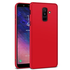 Funda Dura Plastico Rigida Mate M02 para Samsung Galaxy A6 Plus (2018) Rojo