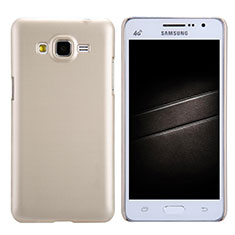Funda Dura Plastico Rigida Mate M02 para Samsung Galaxy Grand Prime SM-G530H Oro