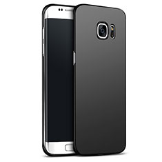 Funda Dura Plastico Rigida Mate M02 para Samsung Galaxy S6 Edge+ Plus SM-G928F Negro
