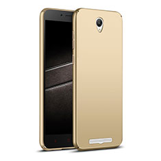 Funda Dura Plastico Rigida Mate M02 para Xiaomi Redmi Note 2 Oro