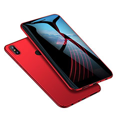 Funda Dura Plastico Rigida Mate M02 para Xiaomi Redmi Note 5 AI Dual Camera Rojo