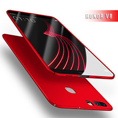 Funda Dura Plastico Rigida Mate M03 para Huawei Honor V8 Rojo