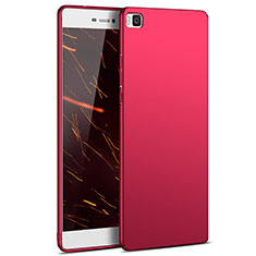 Funda Dura Plastico Rigida Mate M03 para Huawei P8 Rojo