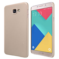 Funda Dura Plastico Rigida Mate M06 para Samsung Galaxy A9 (2016) A9000 Oro