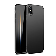 Funda Dura Plastico Rigida Mate M09 para Apple iPhone Xs Max Negro