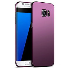 Funda Dura Plastico Rigida Mate M09 para Samsung Galaxy S7 Edge G935F Morado