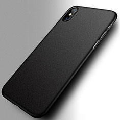 Funda Dura Plastico Rigida Mate M12 para Apple iPhone Xs Max Negro