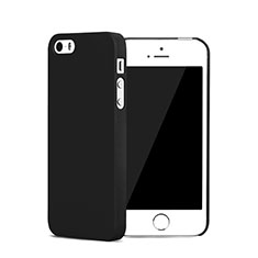 Funda Dura Plastico Rigida Mate para Apple iPhone 5 Negro