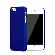 Funda Dura Plastico Rigida Mate para Apple iPhone 5S Azul